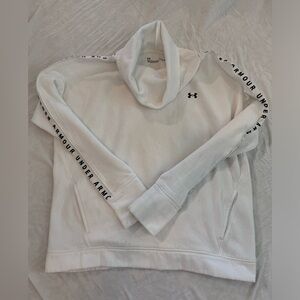 Under Armor women’s cowl neck hoodie.  White.  Size Large.